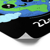 Earth Day is mijn verjaardag Pro Environment Party Poster (Hoek)