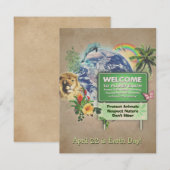 Earth Day Kaart 🌱 (Voorkant / Achterkant)