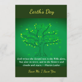 Earth' Day-Kaart Kaart