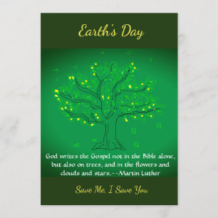 Earth' Day-Kaart Kaart
