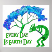 Earth Day Kokopelli Poster (Voorkant)