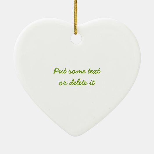 Earth Day Love Protect Respect aangepast ornament (Achterkant)