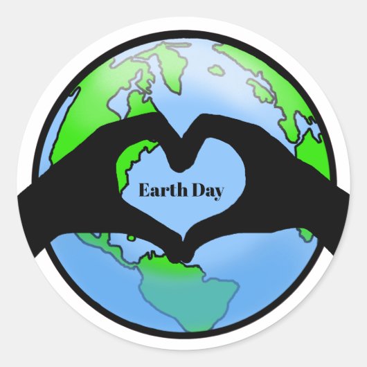 Earth Day Love Stickers (Voorkant)