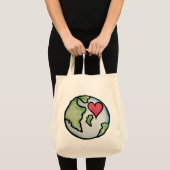 Earth Day Love Tote Bag (Voorkant (product))