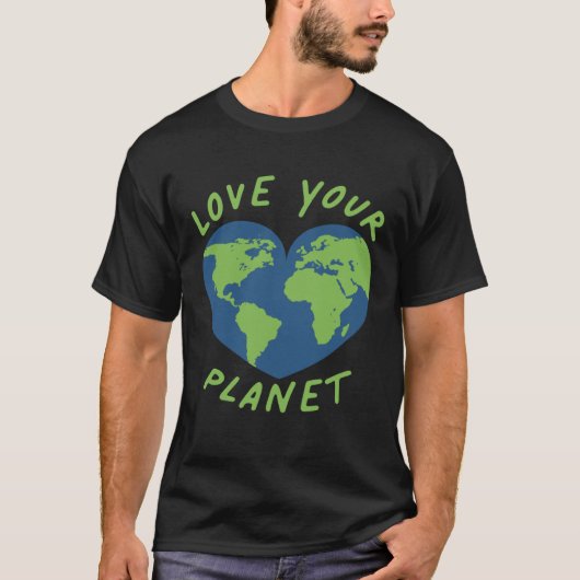 Earth Day Love Your Planet Milieu Pullover H (Voorkant)