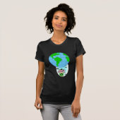 Earth Day-luchtballon T-shirt (Voorkant volledig)