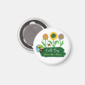 Earth Day Magneet (Voorkant / Achterkant)