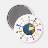 Earth Day magneet (Voorkant / Achterkant)