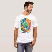 Earth Day Mannen Basic T-shirt (Voorkant volledig)
