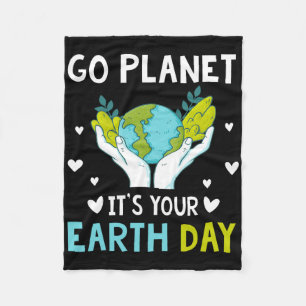 Earth Day Mannen Kinder Jongens Meisjes Ga Planeet Fleece Deken