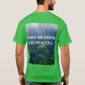 EARTH DAY MESSAGE  T-SHIRT (Achterkant)