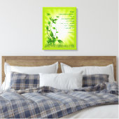 Earth Day Milieu Moderne Natuur Groen Klimaat Canvas Afdruk (Insitu (Slaapkamer))