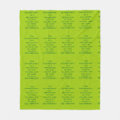 Earth Day Milieu Moderne Natuur Groen Klimaat Fleece Deken (Voorkant)