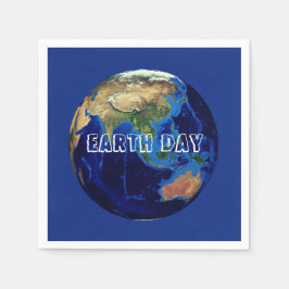 Earth Day Napkins Servet