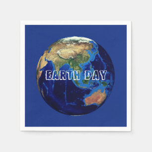 Earth Day Napkins Servet
