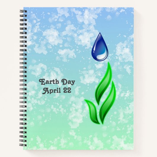 Earth Day Notitieboek (Voorkant)