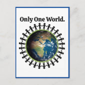 Earth Day One World Planet Earth Foto Briefkaart (Voorkant)