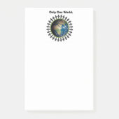 Earth Day One World Planet Earth Foto Post-it® Notes (Voorkant)