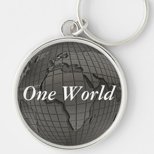 Earth Day One World-Sleutelhanger Sleutelhanger (Voorkant)