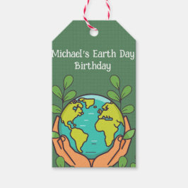 Earth Day Party Cadeaulabel