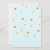 Earth Day Party Kaart (Achterkant)