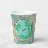 Earth Day Party Papieren Bekers (Voorkant)