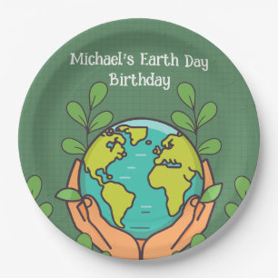 Earth Day Party Papieren Bordje