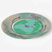 Earth Day Party Papieren Bordje (Gekanteld)