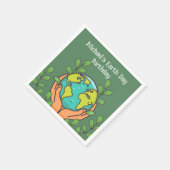 Earth Day Party Servet (Hoek)
