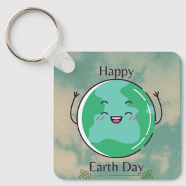 Earth Day Party Sleutelhanger