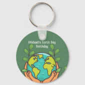Earth Day Party Sleutelhanger (Voorkant)