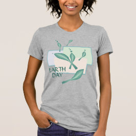 Earth Day Pastel Eco verlaat groene, fantasy 3D Ar T-shirt