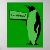 Earth Day Penguin Poster (Voorkant)