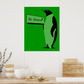 Earth Day Penguin Poster (Keuken)