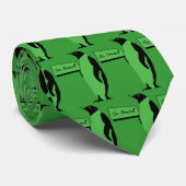 Earth Day Penguin Stropdas (Opgerold)