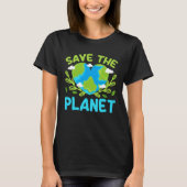 Earth Day Planet Vegan Animals Environment Generic T-shirt (Voorkant)