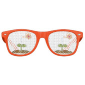 Earth Day Plant Trees Maak een Verschil Zonnebril (Voorkant)