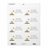 Earth Day Plant Trees Make A Difference Label (Full Sheet)