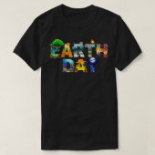 Earth Day Protect Environment Save Tree & Animals T-shirt (Design voorkant)