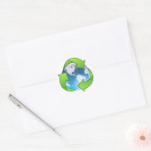 Earth Day Recyclen Sticker (Envelop)