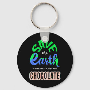 Earth Day - Red de aarde, de enige planeet met CH Sleutelhanger