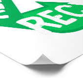 Earth Day Reductie hergebruik Recyclen Mobile Loop Poster (Hoek)