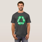 Earth Day Reductie hergebruik Recyclen Mobile Loop T-shirt (Voorkant volledig)