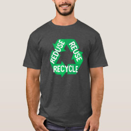 Earth Day Reductie hergebruik Recyclen Mobile Loop T-shirt