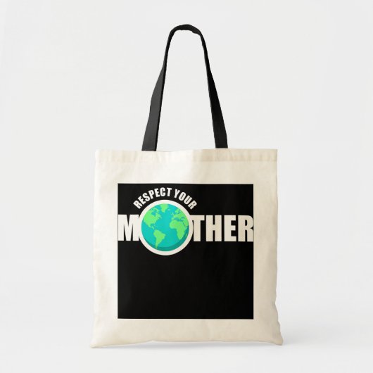 Earth Day Respect voor je moeder, Global Warming Tote Bag (Voorkant)