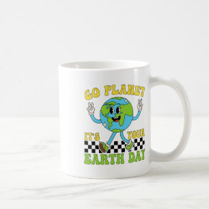 Earth Day Restore Earth Natuur Planet Cute Earth D Koffiemok