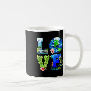 Earth Day Restore Earth Natuur Planet Cute Earth D Koffiemok