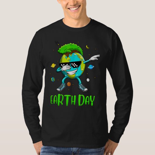 Earth Day Rocks: aarddag beschermt ons hart T-shirt (Voorkant)