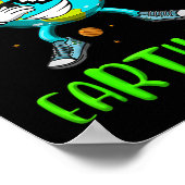 Earth Day Rocks Dabbing Earth Day Design Protect O Poster (Hoek)