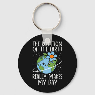 Earth Day Rotation of the Earth maakt echt mijn da Sleutelhanger
